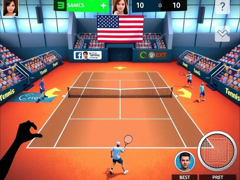 Tennis Clash Stroke Genius Gameplay